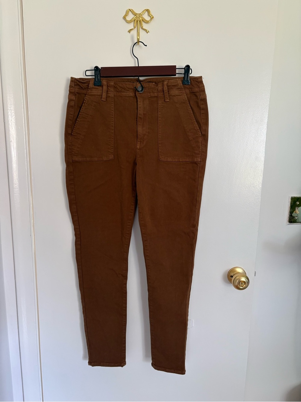 American Eagle Outfitters Women's Brown Slim Chinos